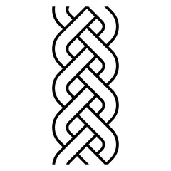 Celtic Knot Pattern Swatch - Woven design swatch for creating decorative borders and frames