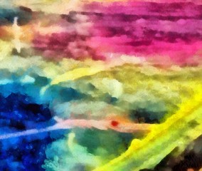 Abstract art painted texture background. Textured oil strokes and splashes on canvas. Simple creativity pattern for design. Close up macro palette in mixed colors. Original grunge backdrop.