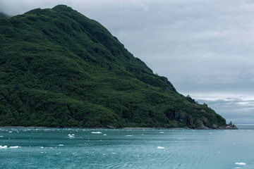 Island in an Alaskan sea