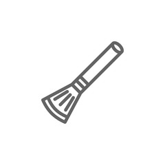 brush, eyeshadow outline icon. Elements of Beauty and Cosmetics illustration icon. Signs and symbols can be used for web, logo, mobile app, UI, UX