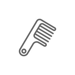 comb outline icon. Elements of Beauty and Cosmetics illustration icon. Signs and symbols can be used for web, logo, mobile app, UI, UX