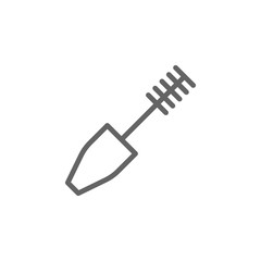 mascara outline icon. Elements of Beauty and Cosmetics illustration icon. Signs and symbols can be used for web, logo, mobile app, UI, UX