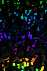 Abstract Holographic Multicolour Glowing Sci-fi Rainbow Background