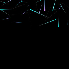 Fast Effect. Motion Neon Light Movement static