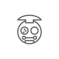 little make up box outline icon. Elements of Beauty and Cosmetics illustration icon. Signs and symbols can be used for web, logo, mobile app, UI, UX