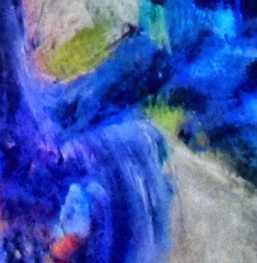 Weathered abstract grunge texture. Background with paint strokes and splashes. Pattern with dirty and blots elements. Retro oil style. Simple closeup template for graphic design