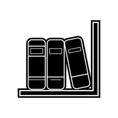 bookshelf icon. Element of Education for mobile concept and web apps icon. Glyph, flat icon for website design and development, app development