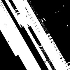 Glitched Diagonal Overlay