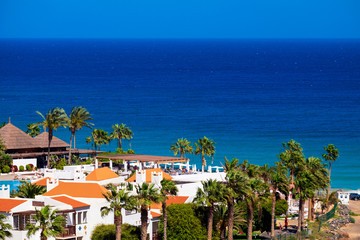 Obraz premium View on Butihondo on Fuerteventura.