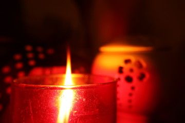Romantic candle light