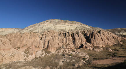 Fototapeta premium Rose Valley in Cavusin Village, Cappadocia, Nevsehir, Turkey