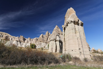 Rock Formations in Love Valley, Cappadocia, Nevsehir, Turkey