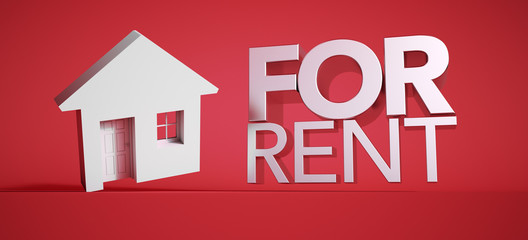 For Rent red