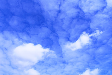 Cirrocumulus clouds. Close-up. Background. Landscape.