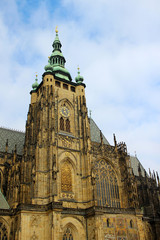 Fototapeta premium プラハ城 聖ヴィート大聖堂外観