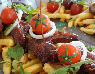 Grilled chicken wings traditional tasty delicious meat meal