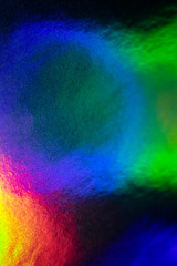 Abstract Holographic Multicolour Glowing Sci-fi Rainbow Background