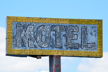 Vintage motel sign
