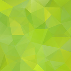 Obraz na płótnie Canvas Green abstract mosaic background. Triangle geometric background. Design elements. Vector illustration