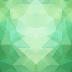 Fototapeta na wymiar Background of geometric shapes. Pastel green mosaic pattern. Vector EPS 10. Vector illustration