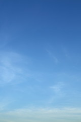 clear blue sky background