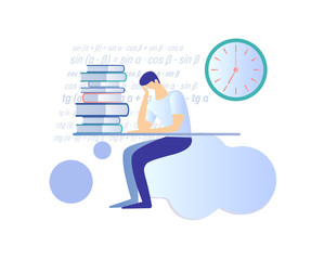 Student Character Preparation for Examination.