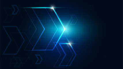 High tech technology geometric