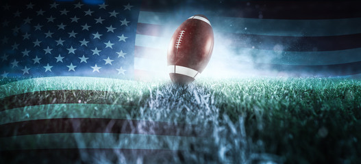 American Football Hintergrund - obrazy, fototapety, plakaty