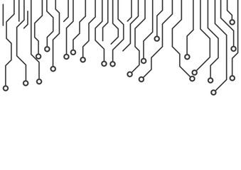 High tech technology geometric