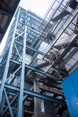 Dust removal equipment of a thermal power plant