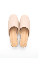 woman fashion leather shoe