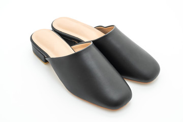 woman fashion leather shoe