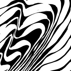 Brush grunge pattern. White and black vector.