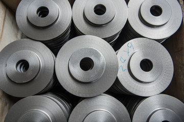 Round Steel Parts Processed by a Machinery Factory