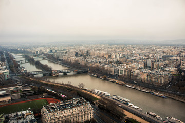 Fototapeta premium Paris seen from the eiffel tower
