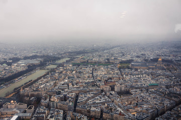 Obraz premium Paris seen from the eiffel tower
