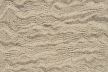 Fototapeta na wymiar wave pattern on natural sand texture background