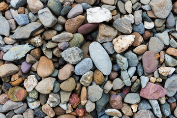 River rocks, various colors, background images