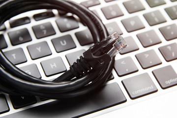 Cat 5 Cable and keyboard