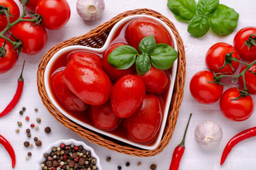 Whole canned tomatoes