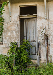 door of an old house