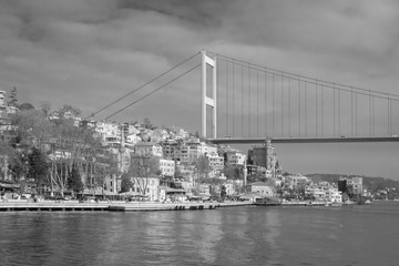 Bosporus Strait , The Black Sea , Sea of Marmara , Istanbul, Turkey