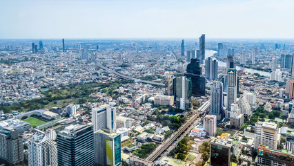 Fototapeta premium View of Bangkok city