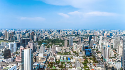 View of Bangkok city