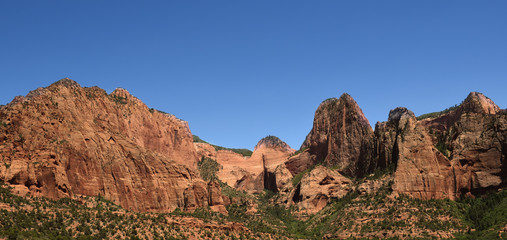 Geologic features of the Kolob Canyons area of Zion National Park, Utah