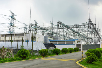 Large high voltage substations