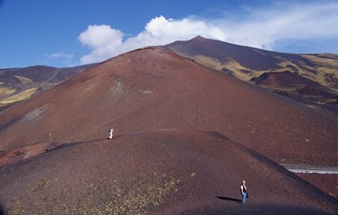 vulkangelände am ätna,sizilien