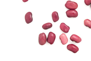 kidney bean on a white background