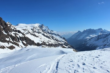 alpinisme dans le haut val de Rh&ecirc;mes