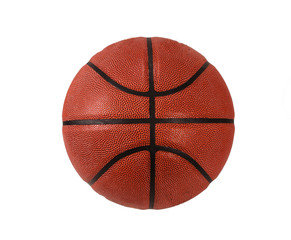 Basketball isolated on a white background.